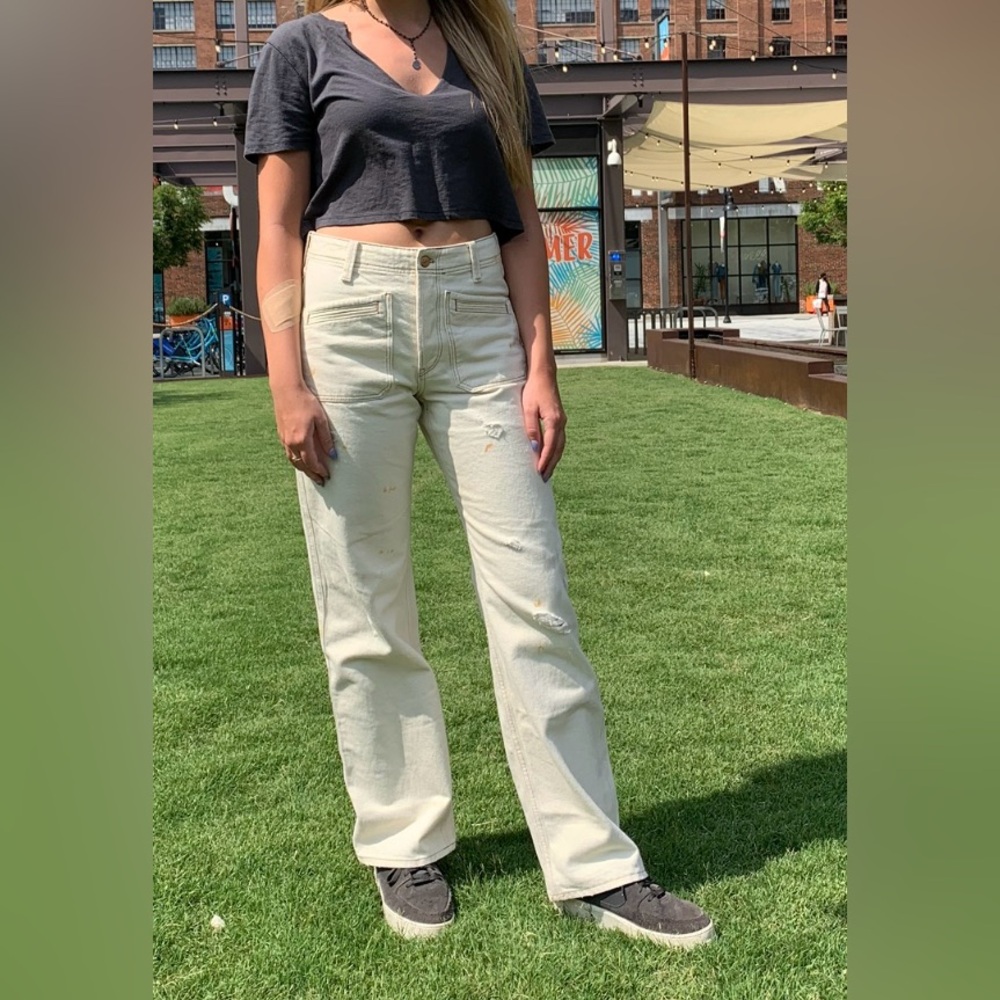 Free People People Go Easy Bootcut Jeans